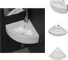 vidaXL Umývadlo s prepadom 45 x 32 x 12,5 cm biele - Náhľad obrázku produktu 1
