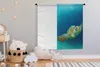 MuchoWow® Wandteppich Wandbehang Nahaufnahme einer Grünen Produktbild-Vorschau 3