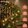 Ruhhy 22325 Weihnachtsgirlande mit LED-Beleuchtung, HQ, 2,7 Produktbild-Vorschau 14