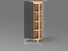 Midischrank Livinity Marano Anthrazit 50 x 128 cm mit Tür Produktbild-Vorschau 3