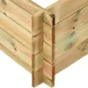 vidaXL Podwyższone łóżko 150x100x40 cm z impregnowanego Podgląd zdjęcia produktu 15