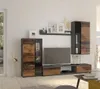 Wohnwand SALSA Schrankwand TV-Schrank Wandregal 2xVitrine Produktbild-Vorschau 1
