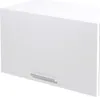 A simple white cabinet with a silver handle. Produktbild-Vorschau