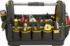 A black and yellow Stanley FatMax tool bag filled with various tools, presented against a white background. Anteprima dell’immagine prodotto