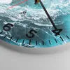 Wanduhr - Rund - Glasuhr - Wasser Stein Welle - 40x40cm - Produktbild-Vorschau 5