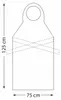 Tablier jetable Blouse, Tabliers PE jetables, blanc, 75 x Voir les images du produit 2