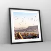 Gerahmtes Poster - Schwarzer Rahmen - Berge Ballon Flug - Produktbild-Vorschau 8