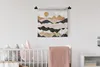 MuchoWow® Wandteppich Wandbehang Marmor - Pastell - Gold Produktbild-Vorschau 1