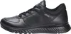 A side view of a black leather sneaker. Podgląd zdjęcia produktu