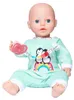 Grenouillère pour poupées Pingouin duveteux, 28-35 cm Voir les images du produit 3