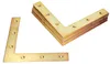 KOTARBAU® Set di 10 staffe per finestre zincate gialle Anteprima dell’immagine prodotto 3