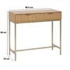 Konsola z dwoma szufladami TASSO, 80,5 x 35 x 90 cm Podgląd zdjęcia produktu 10