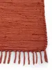 Flickenteppich Kelim Chindi Uni Orange 90x160 cm, Produktbild-Vorschau 5