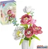 Mold King 10059 Pfingstrose Künstliche Blumen Bausteine Set Produktbild-Vorschau 5
