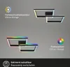 A diagram illustrating the features of a modern LED ceiling light. Anteprima dell’immagine prodotto