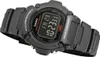 A black Casio digital watch is shown against a white background, angled to display its features. Produktbild-Vorschau