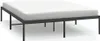 vidaXL Kovový noční stolek černý 140x200 cm Náhled obrázku produktu 1