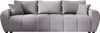 A light gray sofa with multiple cushions is shown against a white background. Voir les images du produit