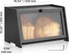 SucceBuy Brotkasten aus Holz – Schwarz, ideal zur Produktbild-Vorschau 7