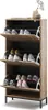 Benne à chaussures Vicco Eliza Chêne Viking 60x130cm avec 3 Voir les images du produit 5