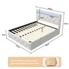 INONEFT Boxspringbett 140x200cm mit LED, Doppelbett mit Produktbild-Vorschau 7