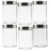 6x Glasbehälter für Lebensmittel 1,1 L – Luftdichte Produktbild-Vorschau 1