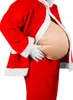 A person wearing a Santa costume with a fake belly. Produktbild-Vorschau