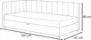 Tagesbett 80x180 - Grau - Recamiere mit Schlaffunktion - Produktbild-Vorschau 6
