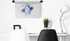 MuchoWow® Wandteppich Wandbehang Buddha - Kopf - Mond 60x40 Produktbild-Vorschau 4