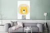 MuchoWow® Poster Löwe - Tiere - Illustration - Herz - Produktbild-Vorschau 5