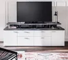 trendteam Media Mediatype Mood Weiß Melamin 180 x 66 x 47 Produktbild-Vorschau 10