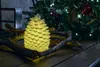 LED svíčka, vosková, šiška, 10 x 13 cm, bílá Náhled obrázku produktu 3
