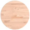 vidaXL Tischplatte Ø30x2,5 cm Rund Massivholz Buche Produktbild-Vorschau 1