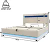 Merax Polsterbett 180x200 cm, Doppelbett mit USB Typ-C Produktbild-Vorschau 6