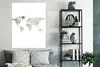 MuchoWow® Poster Weltkarte - Aquarell - Minimalismus 90x120 Produktbild-Vorschau 4
