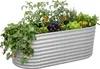 Jardinière surélevée Relaxdays, en métal galvanisé, pour Voir les images du produit 1