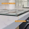 Wallario Herdabdeckplatte aus Glas, Größe 60 x 52 cm Produktbild-Vorschau 4