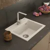 Granitan - Lavello in granito - Lavello da cucina - 56x50 Anteprima dell’immagine prodotto 2