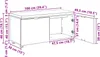 vidaXL Banc d'entrée avec coussin, étagère et porte, blanc, Voir les images du produit 8