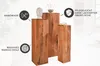riess-ambiente Design Deko Säule 3er Set MAKASSAR 80cm Produktbild-Vorschau 6