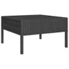 vidaXL 9 tlg. Garten Lounge Set mit Auflagen Poly Rattan Produktbild-Vorschau 6
