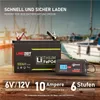 LiFePO4 Ladegerät 12V 10A Batterieladegerät 6V /12V GEL, Produktbild-Vorschau 6