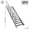 14 Stufen Stahltreppe einseitig. Geländer Breite 80cm Produktbild-Vorschau 1