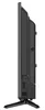 Side view of a black LED TV on a stand. Voir les images du produit