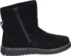 A black suede boot with a zipper. Anteprima dell’immagine prodotto