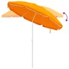 vidaXL záhradný slnečník, 240 cm, 170T polyester, oranžová Náhľad obrázku produktu 6