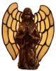 Clayre & Eef Lampa stołowa Tiffany Angel 16x10x18 cm Beżowe Podgląd zdjęcia produktu 1