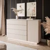 Kommode LINA KASCHMIR II 1D4S mit LED Beleuchtung Push to Produktbild-Vorschau 1