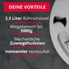 Close-up of a kitchen scale with feature highlights. Náhľad obrázku produktu