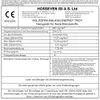 This is an energy efficiency label for a wood-burning stove, providing technical specifications and safety information. Produktbild-Vorschau